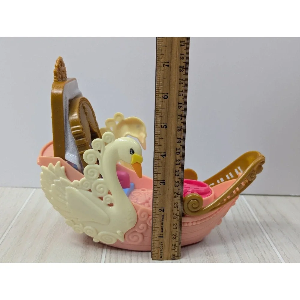 Fisher Price Precious Places Imaginext Princess Swan Boat Vehicle w/ Figure‎